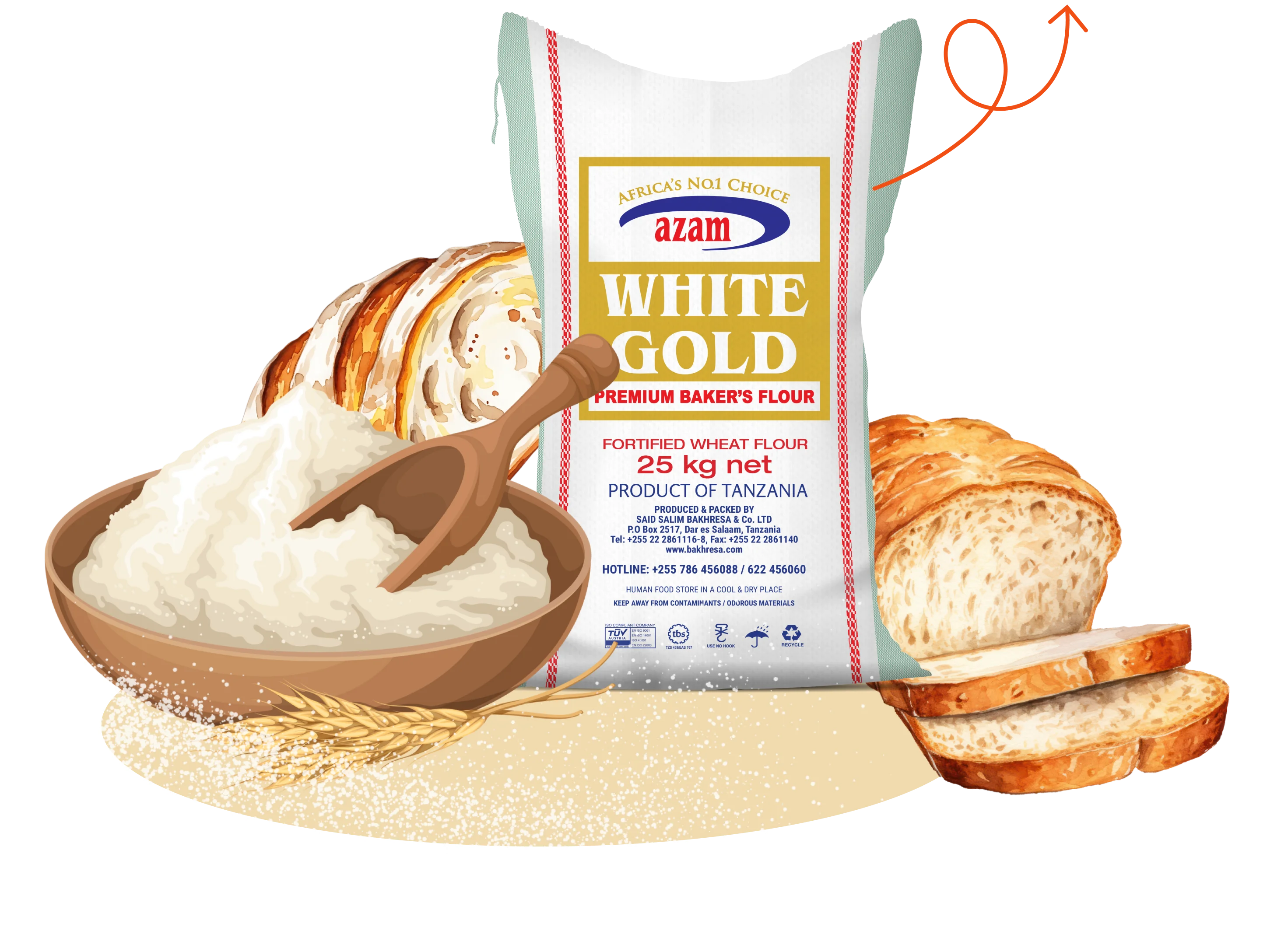 Azam Flour product